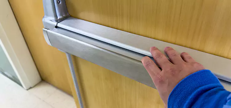 Installing a Push Bar on a Door Palm City